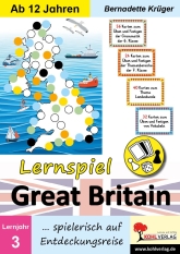 Englisch Kopiervorlagen vom Kohl Verlag- Lernspiel Great Britain