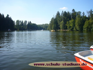 Ebnisee in Kaiserbach. Seen in Baden-Württemberg