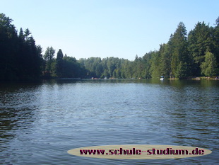 Ebnisee in Kaiserbach. Seen in Baden-Württemberg