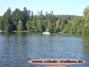 Ebnisee in Kaiserbach. Seen in Baden-Württemberg