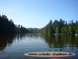 Ebnisee in Kaiserbach. Seen in Baden-Württemberg