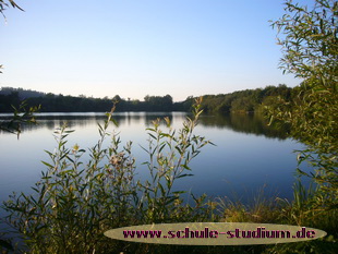 Starkholzbacher See in Erlenhof. Seen in Baden-Württemberg