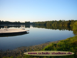 Starkholzbacher See in Erlenhof. Seen in Baden-Württemberg