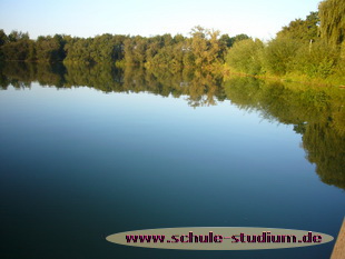 Starkholzbacher See in Erlenhof. Seen in Baden-Württemberg