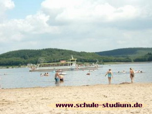 Der Bostalsee. Seen im Saarland