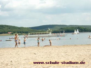 Der Bostalsee. Seen im Saarland