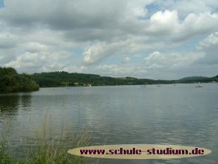 Der Bostalsee. Seen im Saarland