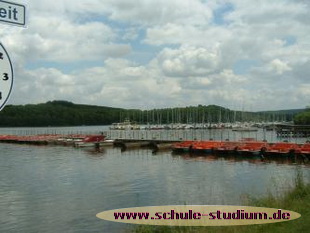 Der Bostalsee. Seen im Saarland