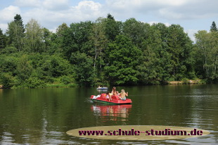 Der Losheimer See. Seen im Saarland