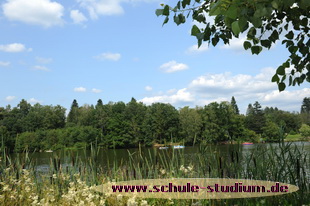 Der Losheimer See. Seen im Saarland