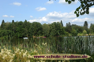 Der Losheimer See. Seen im Saarland