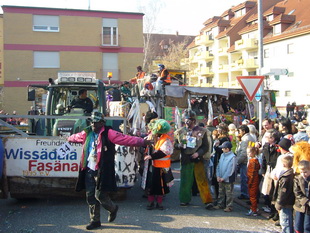 Faschingsumzug in Germersheim (Südwestpfalz)