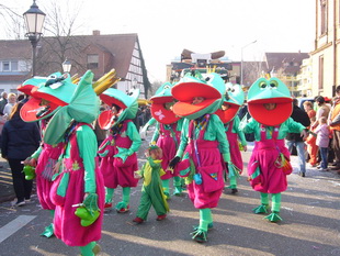 Faschingsumzug in Germersheim (Südwestpfalz)