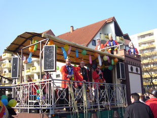 Faschingsumzug in Germersheim (Südwestpfalz)