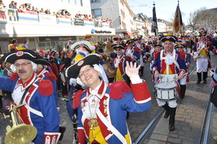 Rosenmontagszug in Mainz