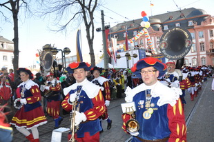 Rosenmontagszug in Mainz