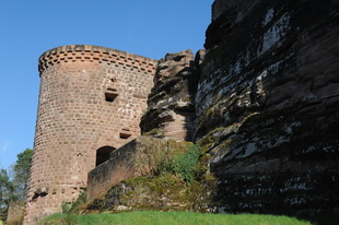 Die Burg(-ruine) Altdahn (Südwestpfalz)