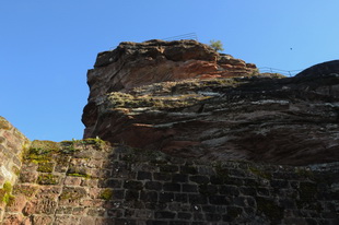 Die Burgruine Altdahn (Südwestpfalz)