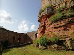 Die Burg Gräfenstein bei Merzalben (Südwestpfalz)