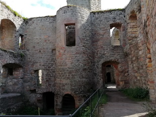 Die Burg Gräfenstein bei Merzalben (Südwestpfalz)