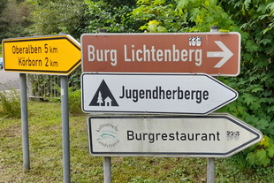 Die Burg/Burgruine Lichtenberg im Landkreis Kusel in Rheinland-Pfalz