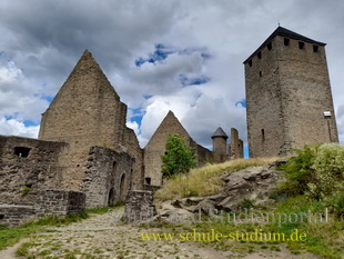 Die Burg/Burgruine Lichtenberg im Landkreis Kusel in Rheinland-Pfalz