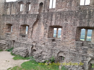 Die Burg/Burgruine Lichtenberg im Landkreis Kusel in Rheinland-Pfalz