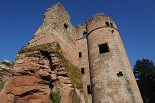 Die Burgruine Neudahn(Südwestpfalz)