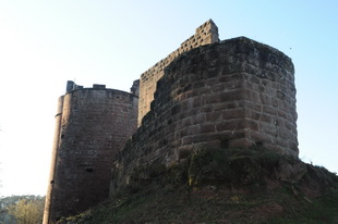 Die Burgruine Neudahn(Südwestpfalz)