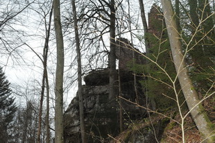 Die Burgruine Breitenstein (Pfalz)