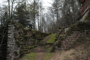 Die Burgruine Breitenstein (Pfalz)