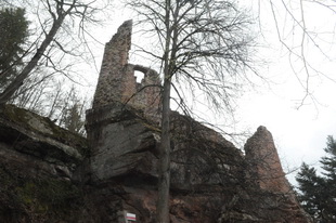 Die Burgruine Breitenstein (Pfalz)