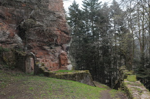 Die Burgruine Breitenstein (Pfalz)