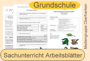 Sachunterricht Arbeitsblätter