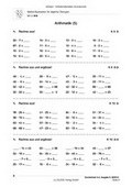 Mathe Arbeitsblätter