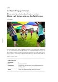 Sport Unterrichtsmaterial