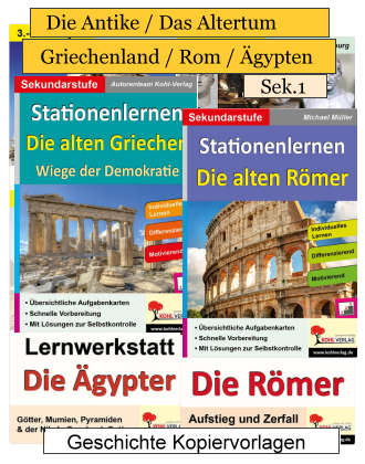 Griechenland / Rom / gypten- Kopiervorlagen Griechen / Germanen /Rmer / gypter 