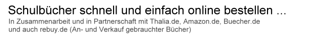 Schulb&uuml;cher schnell & einfach online bestellen