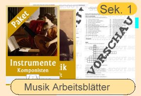 Musik Arbeitsblätter